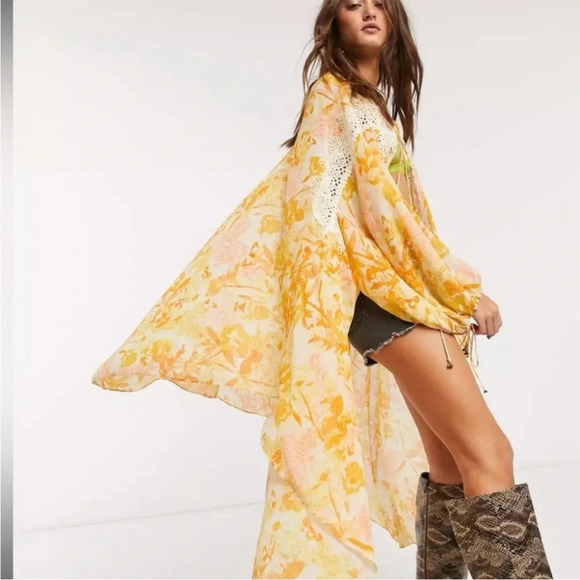 Free People Jackets & Blazers - Free people lost in love boho kimono